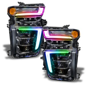 Chevrolet Silverado 3500 DRL Headlight Upgrade Kit - ORACLE Lighting - ColorSHIFT - RGB+W - `20-`21